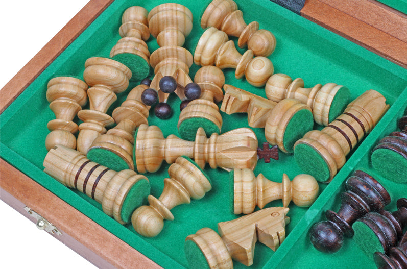 Jeu d'échecs - Perle Acajou