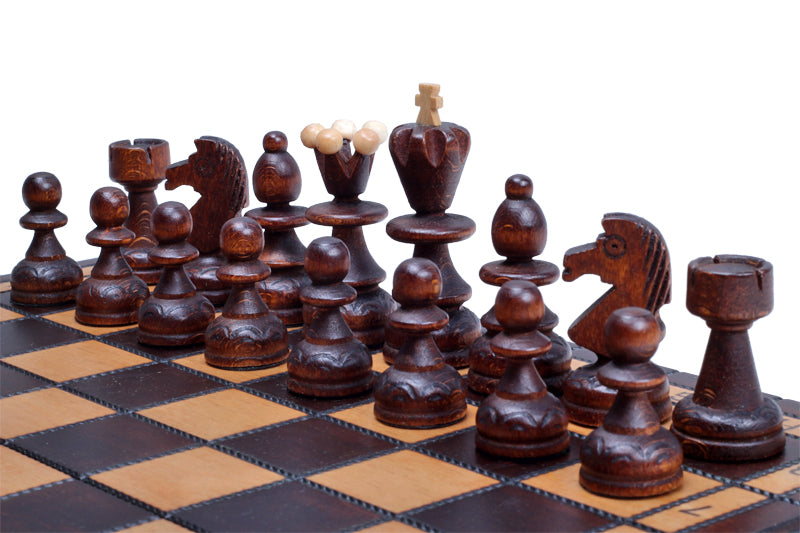 Jeu d'échecs - Perle Marron
