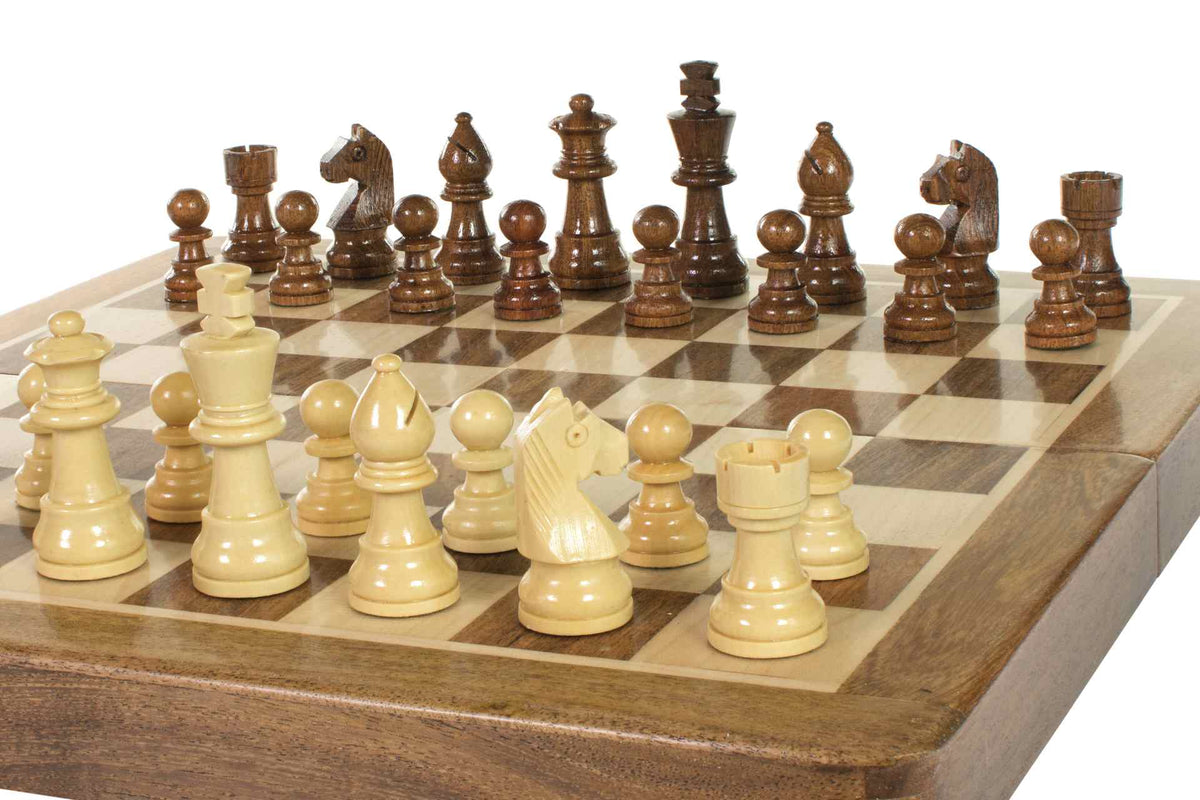 Jeu d'échecs - Voyage Magnétique Acajou