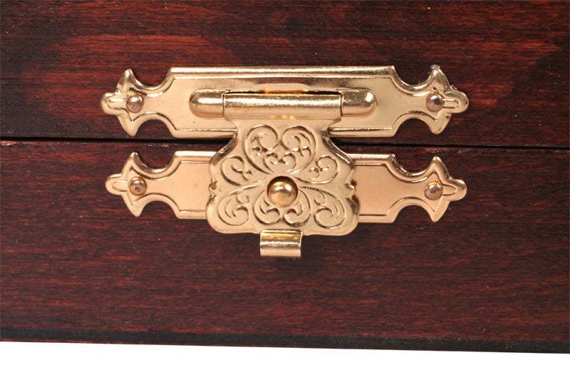 Pièces d'échecs - Staunton — Coffret Marron