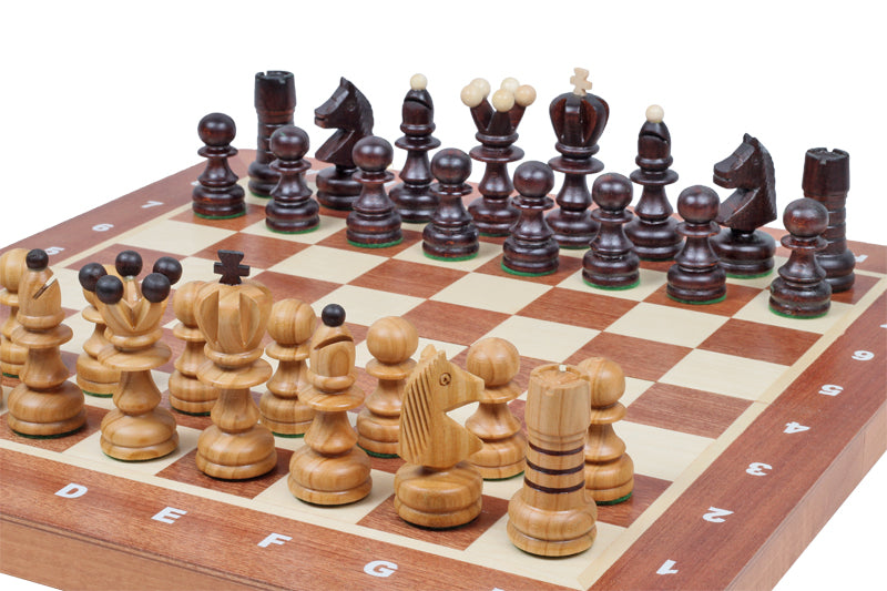 Jeu d'échecs - Perle Acajou
