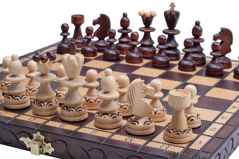 Jeu d'échecs - Perle Marron