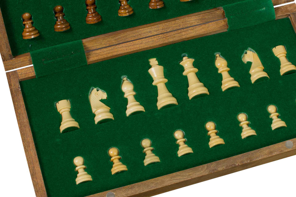 Jeu d'échecs - Voyage Magnétique Acajou