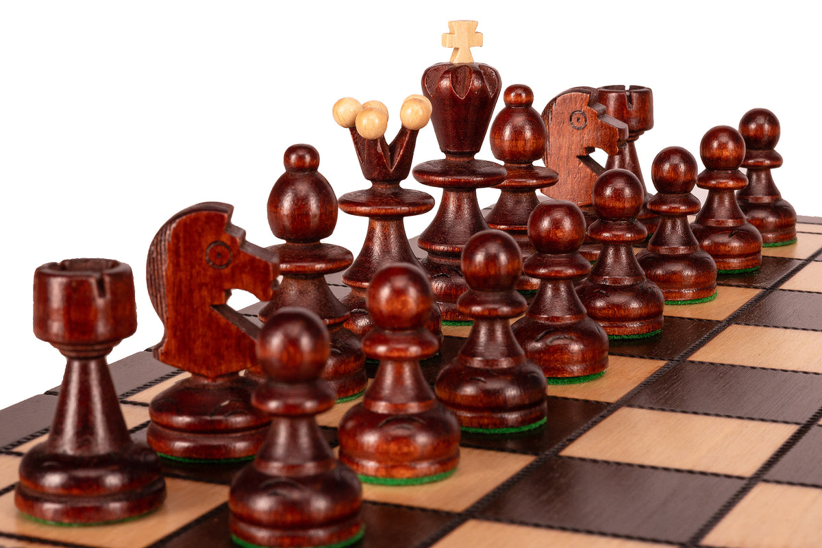 Jeu d'échecs - Perle Marron II