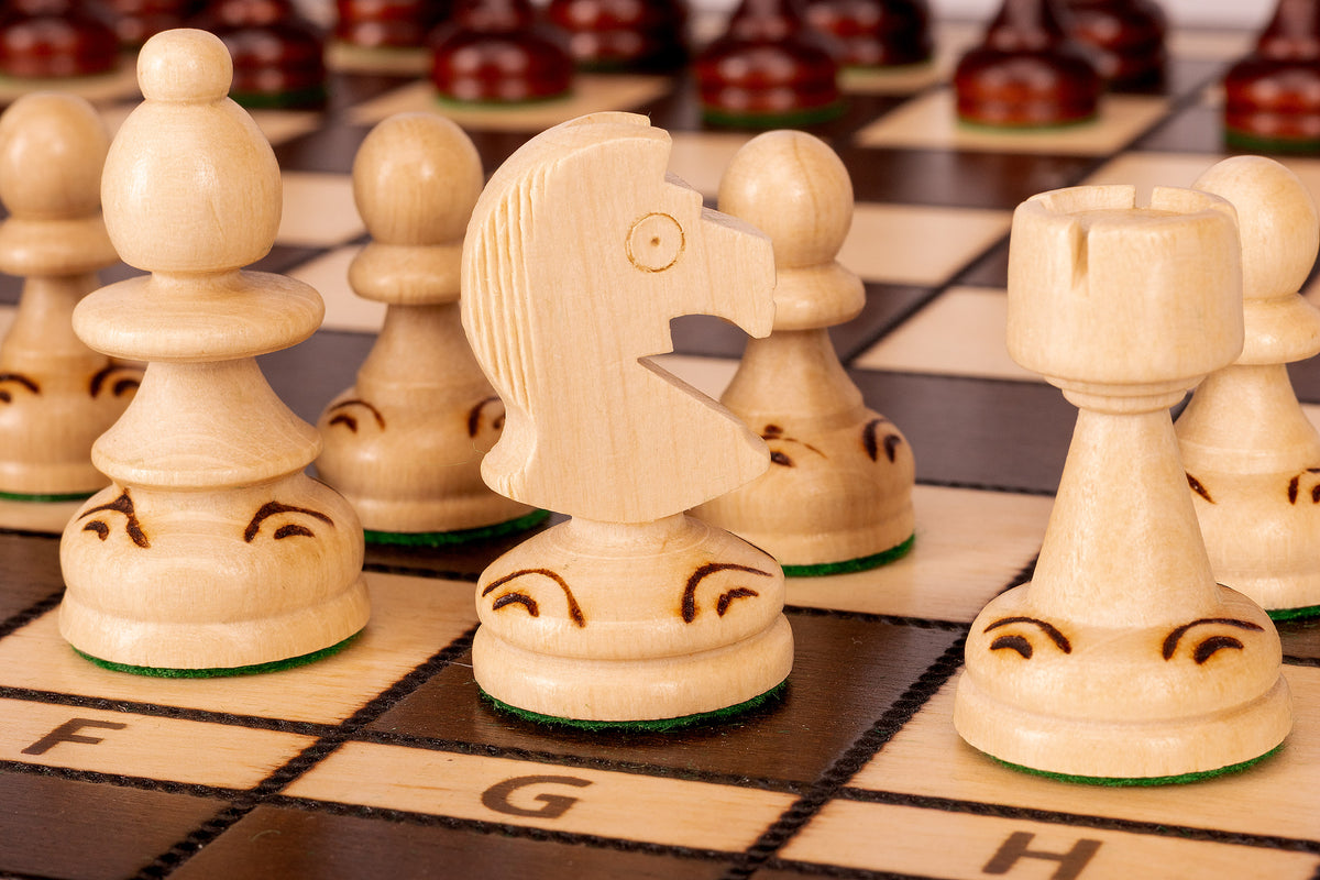 Jeu d'échecs - Perle Marron II