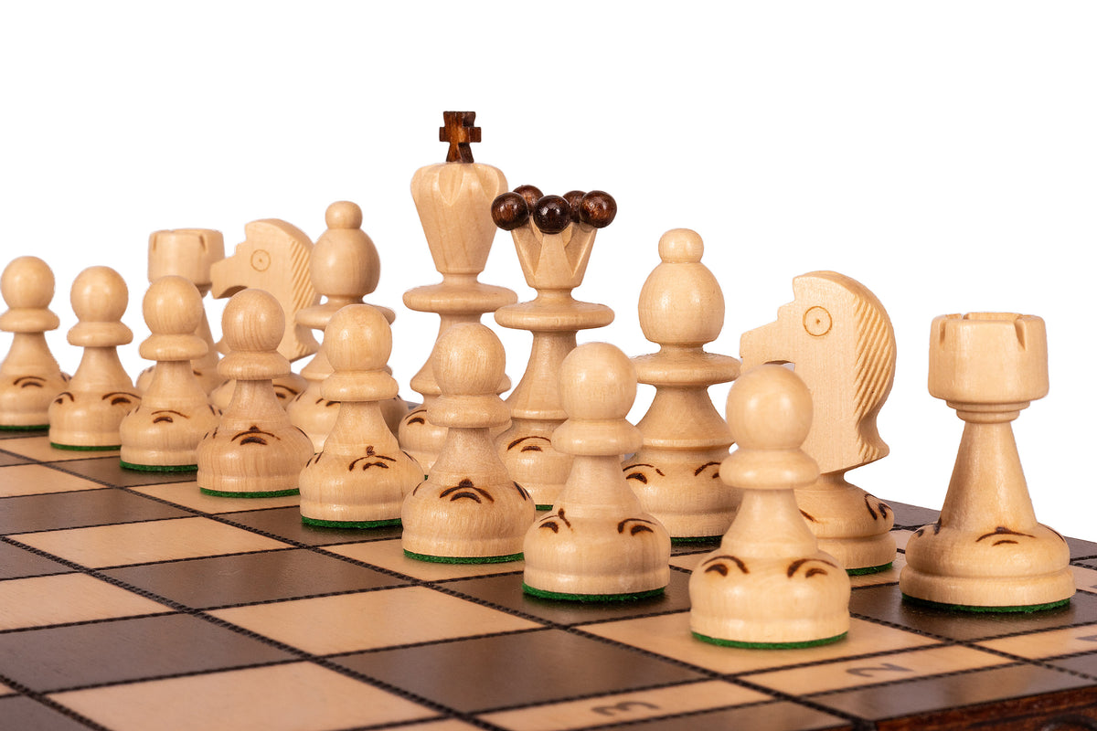 Jeu d'échecs - Perle Marron II