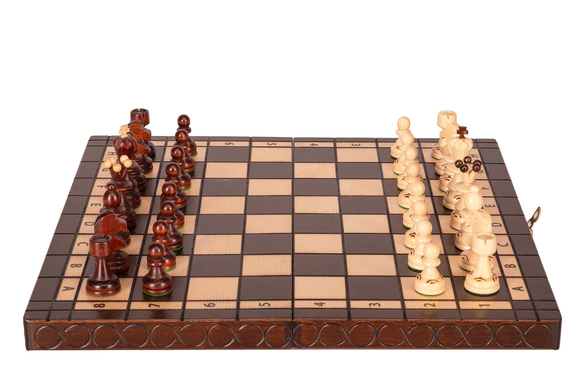 Jeu d'échecs - Perle Marron II