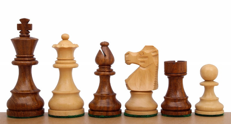 Pièces d’échecs French Staunton – Acacia & Buis