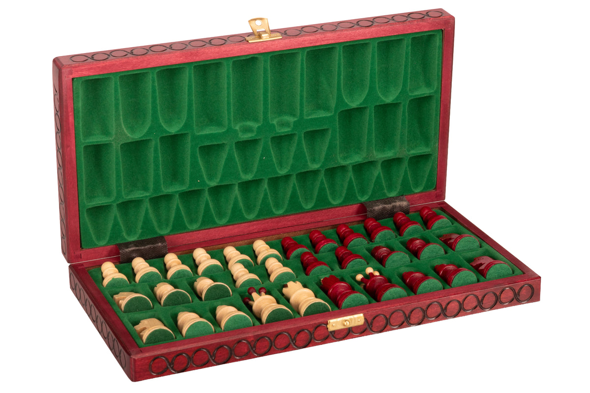 Jeu d'échecs - Perle Grenat II