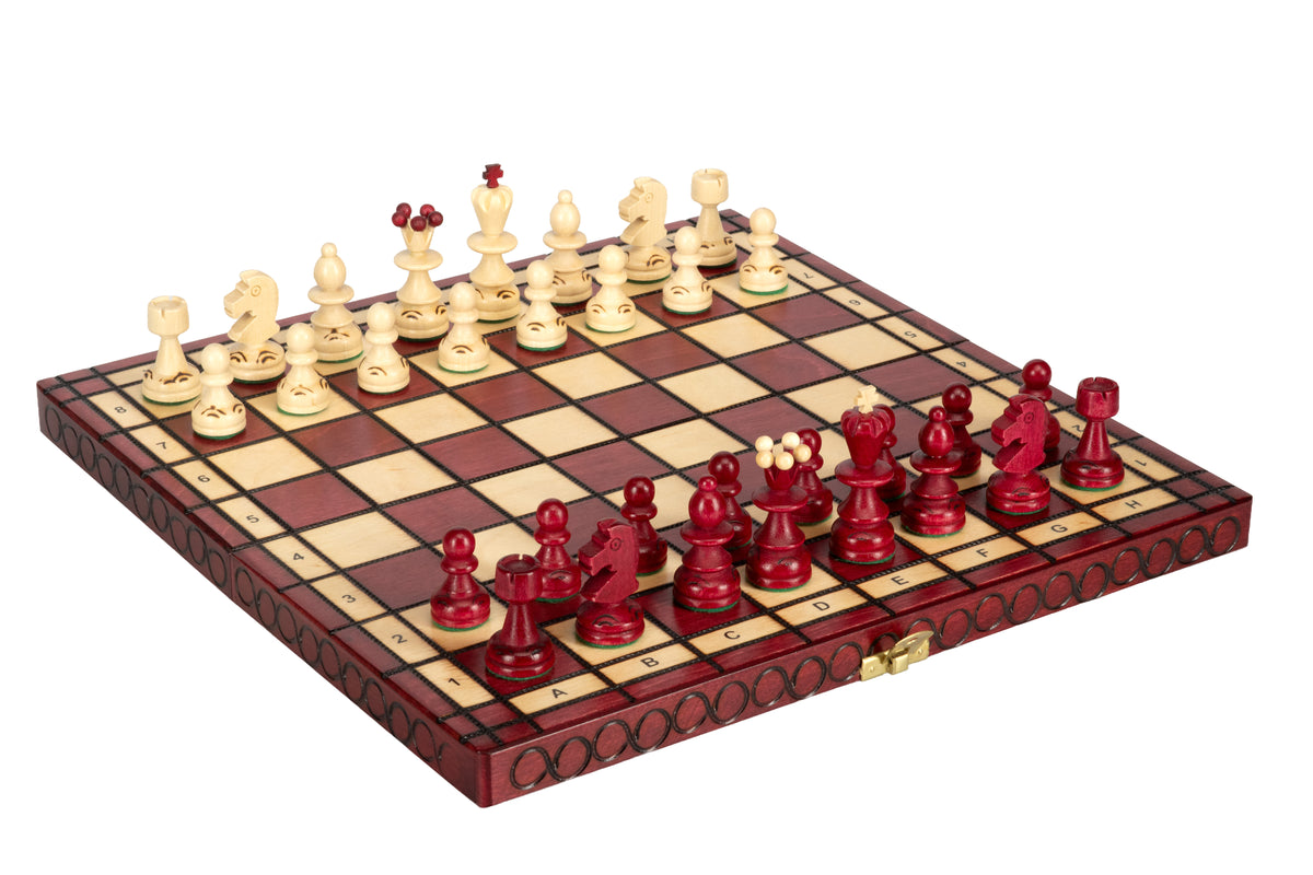 Jeu d'échecs - Perle Grenat II