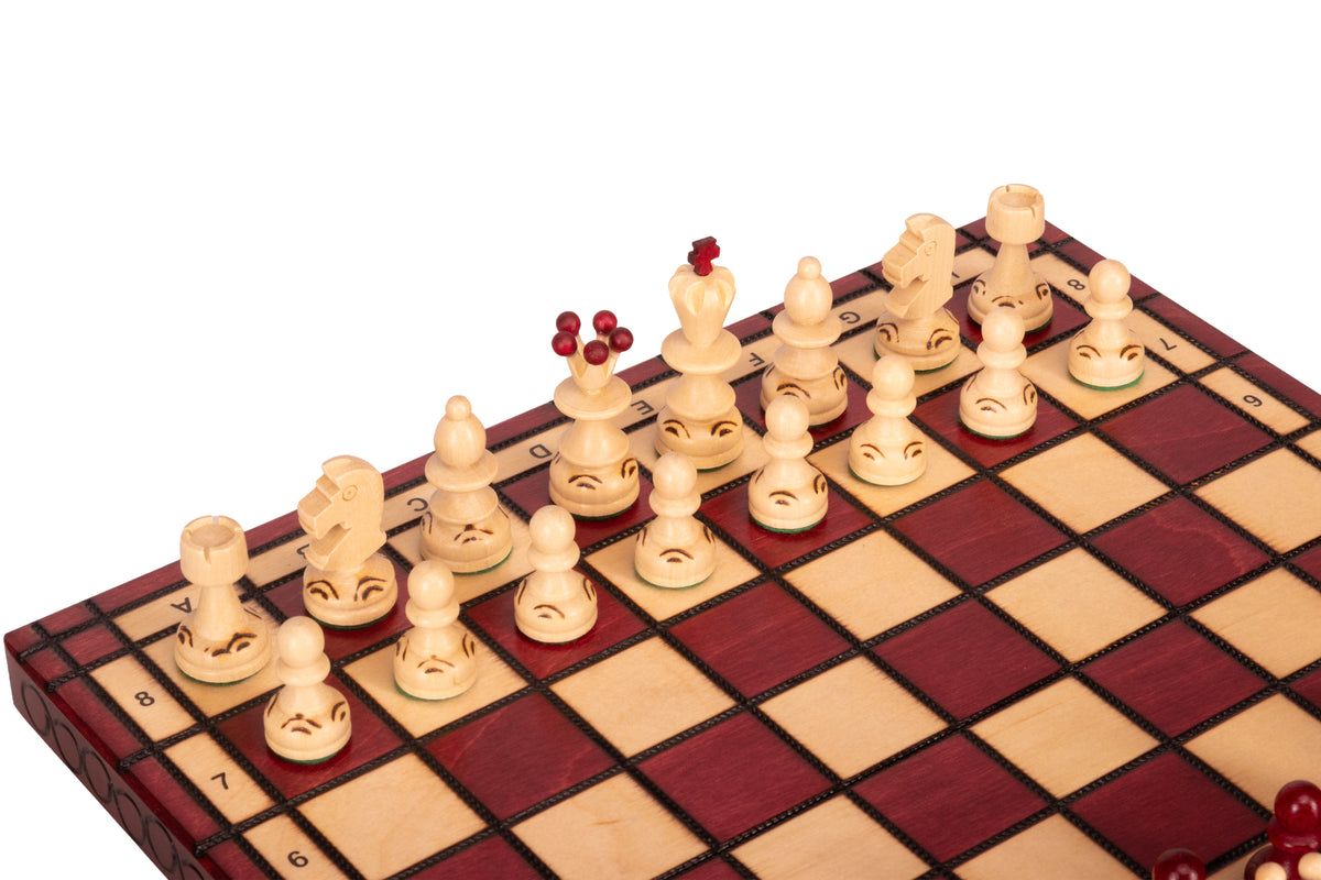 Jeu d'échecs - Perle Grenat II