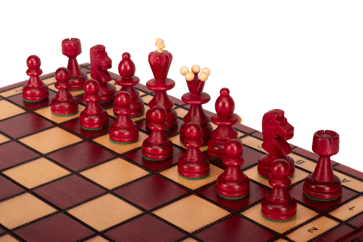 Jeu d'échecs - Perle Grenat II