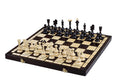 Jeu d'Echecs BESKID en bois de charme, de grande taille  (49 x 49cm) - Ensemble Complet