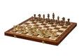 Jeu d'échecs de tournoi avec les pièces German Knight Acacia de taille 6 (54x54cm) - L'ensemble complet