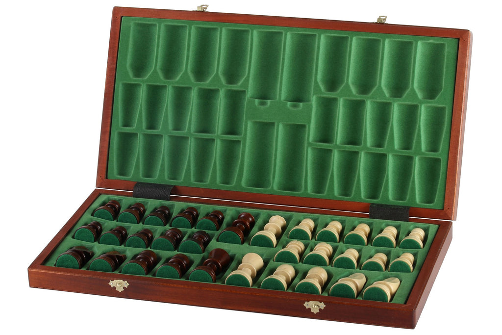 Jeu d'échecs DE TOURNOI No 8 en bois de charme, de grande taille (55 x 55cm) - Ensemble Complet
