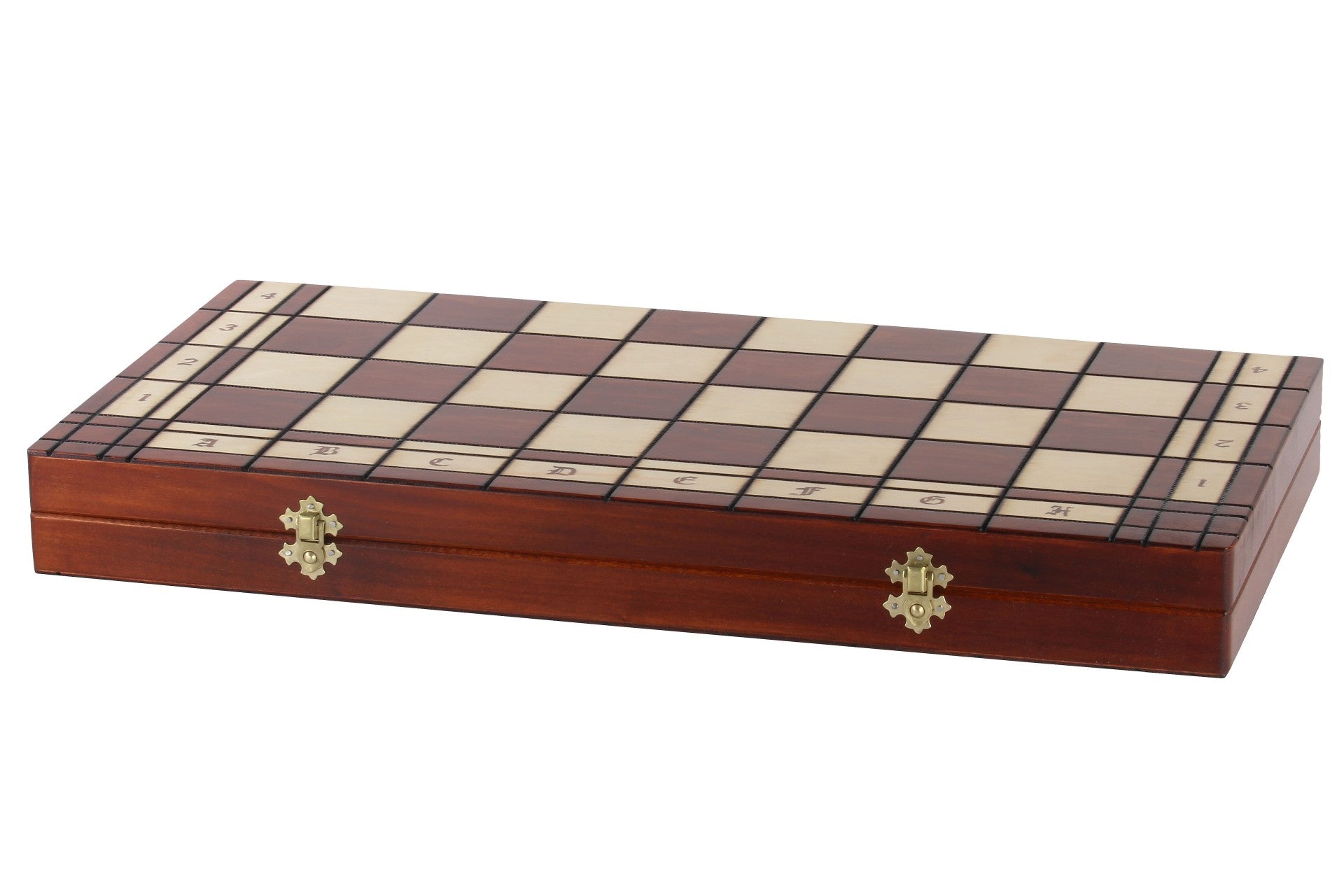 Jeu d'échecs DE TOURNOI No 8 en bois de charme, de grande taille (55 x 55cm) - Ensemble Complet