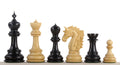 Pièces d'échecs Dubliner Montgoy  Ebony en bois d'ébène et de buis - Taille 5,00''