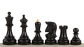Pièces d'échecs Dubrovnik Ebonized en bois de buis naturel et teinté - set de pièces de Taille 3,75''