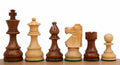 Pièces d'échecs French en bois d'acacia et buis - Taille 3,75''
