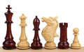 Pièces d'échecs NAPOLEON Redwood en bois de padouk et de buis - Taille 6,00''