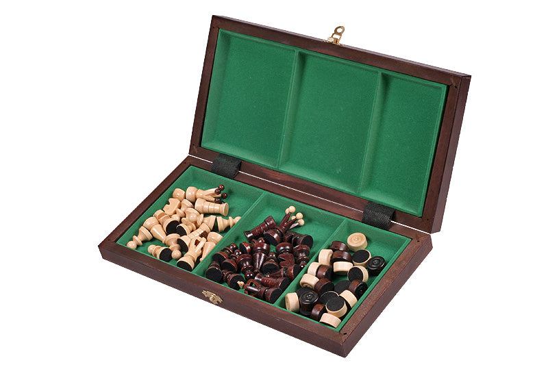 Jeu d'échecs - Coffret Échecs & Dames