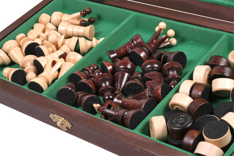Jeu d'échecs - Coffret Échecs & Dames