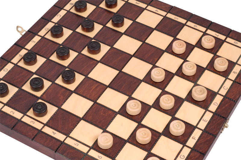Jeu d'échecs - Coffret Échecs & Dames