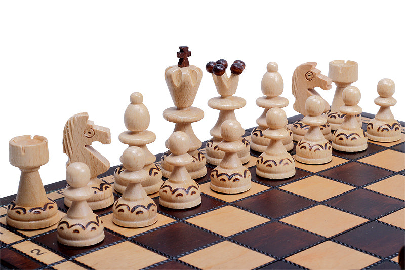 Jeu d'échecs - Perle Marron